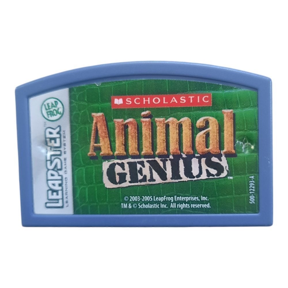 Leapster Scholastic Animal Genius Leap Frog Game Cartridge Only